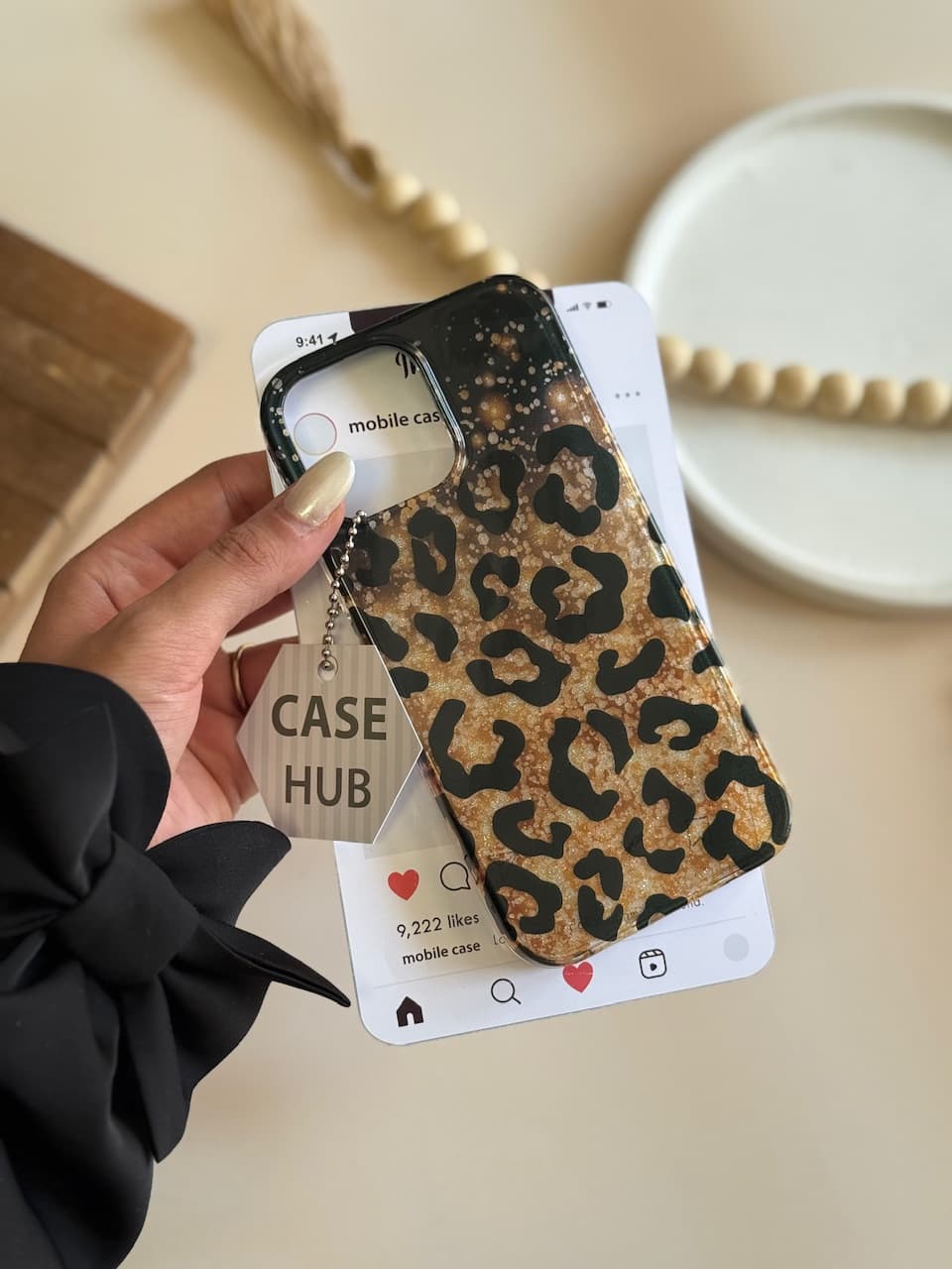 قاب موبایل Shiny Leopard برای گوشی های آیفون