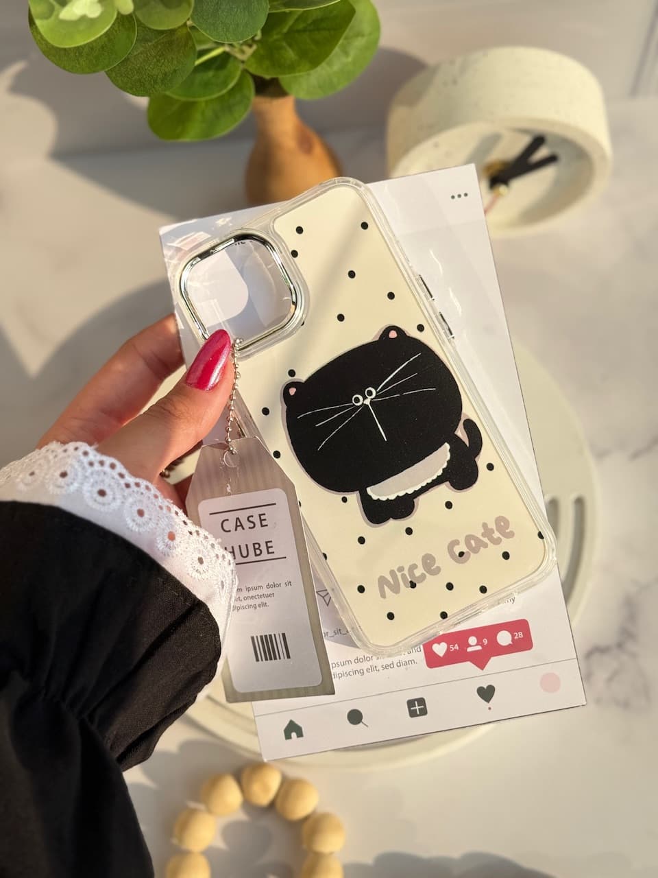 قاب موبایل Nice Black Cat برای گوشی های آیفون — تصویر ۲