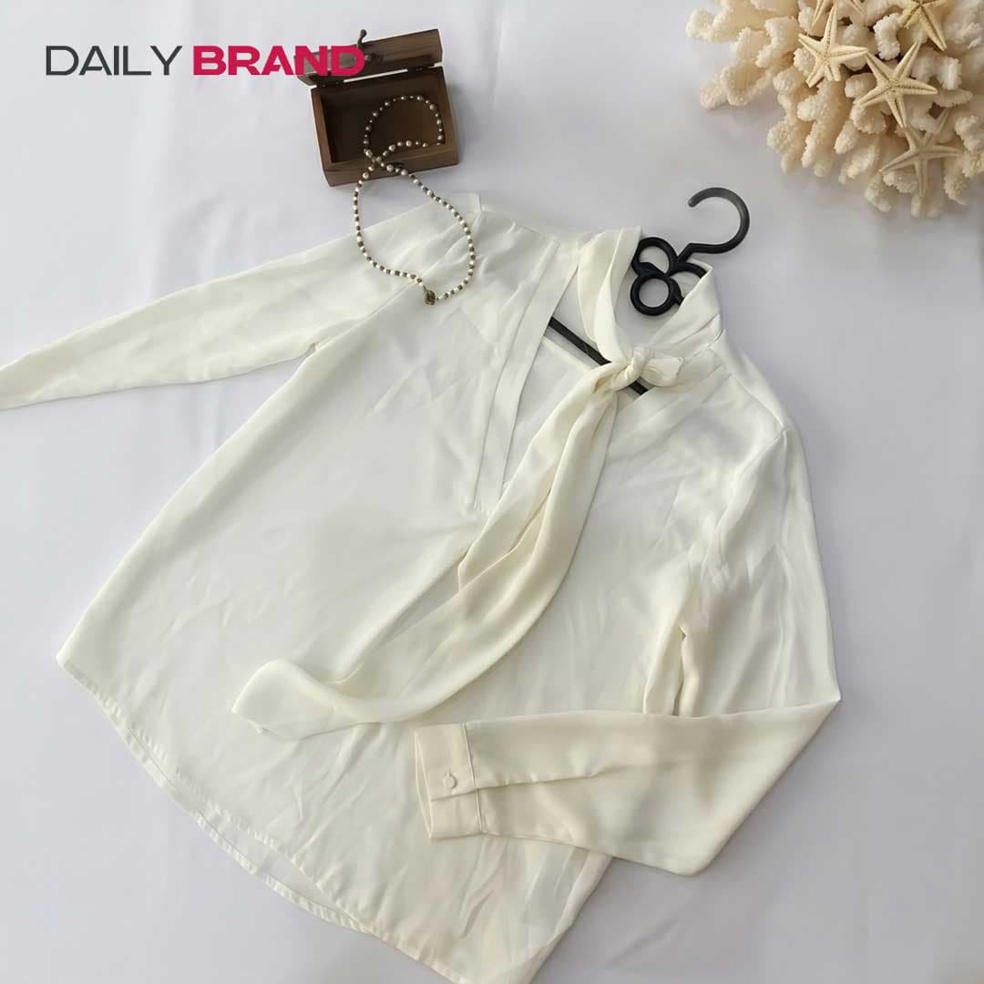شومیز حریر یقه کراواتی زنانه | شومیز مجلسی و شیک DailyBrand