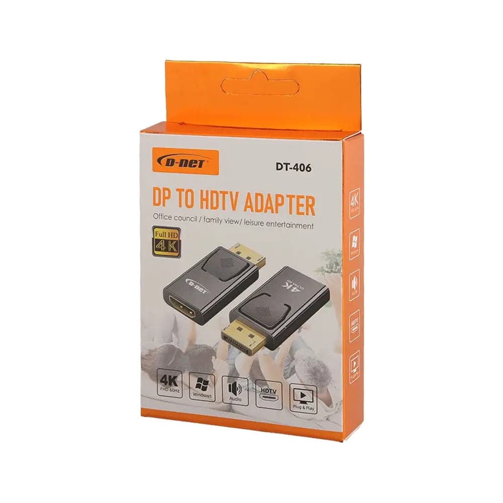 مبدل DISPLAY به HDMI دی نت 4K مدل DT-406 — تصویر ۳