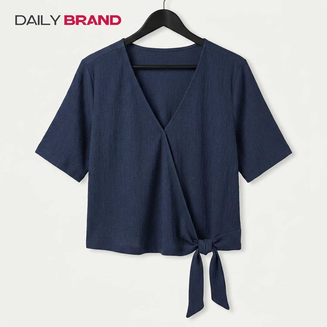 شومیز نخی چپ و راستی زنانه اسمارا | شومیز تابستانی DailyBrand — تصویر ۴