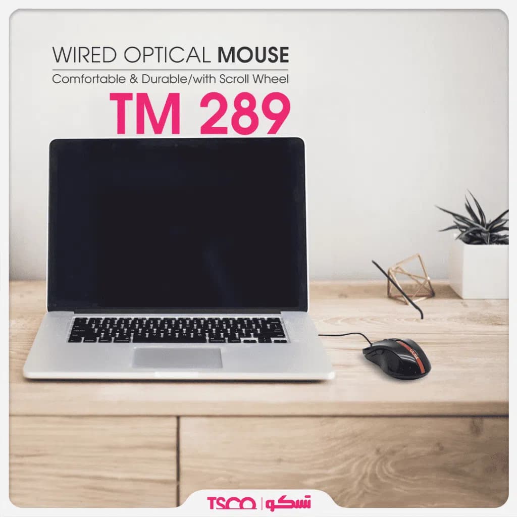 ماوس با سیم تسکو مدل TSCO TM 289 — تصویر ۴