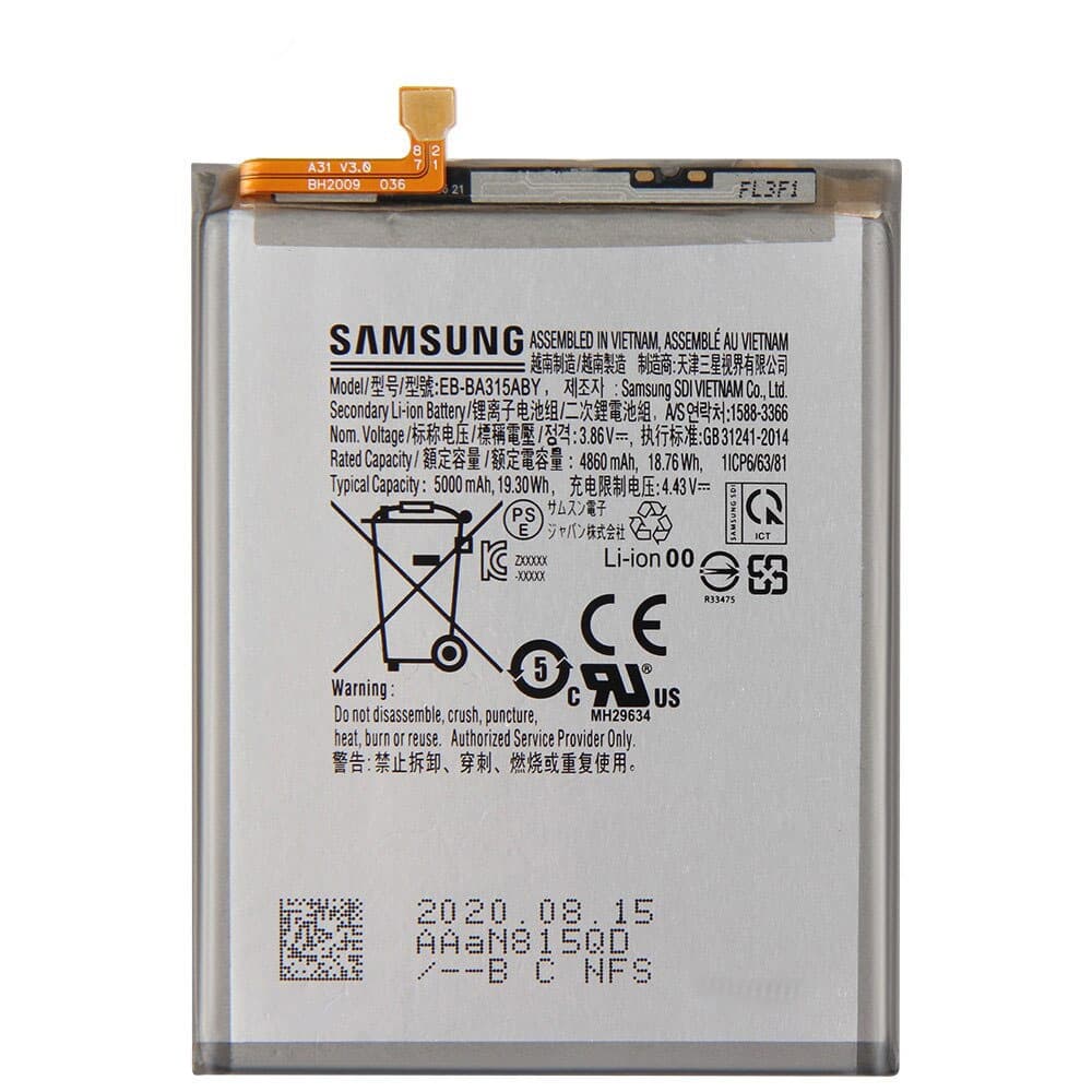 باتری موبایل سامسونگ Galaxy A31/ Galaxy A32 مدل EB-BA315ABY ظرفیت 5000 میلی آمپر ساعت