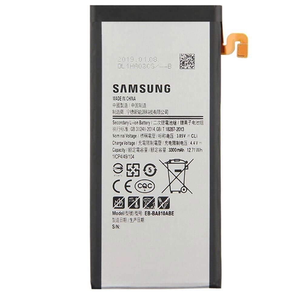 باتری موبایل سامسونگ Galaxy A8 2016/A810 مدل EB-BA810ABE با ظرفیت 3300 میلی آمپر ساعت