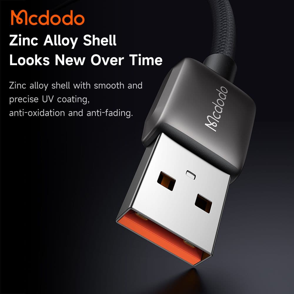 کابل شارژ سریع لایتنینگ 3 آمپر مک دودو مدل MCDODO CA-5250 نمایشگر دیجیتال 1.2متر — تصویر ۲