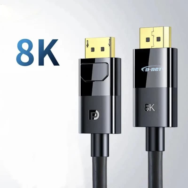 کابل 1.5 متری DISPLAYPORT 8K دی نت مدل DT-405 — تصویر ۳