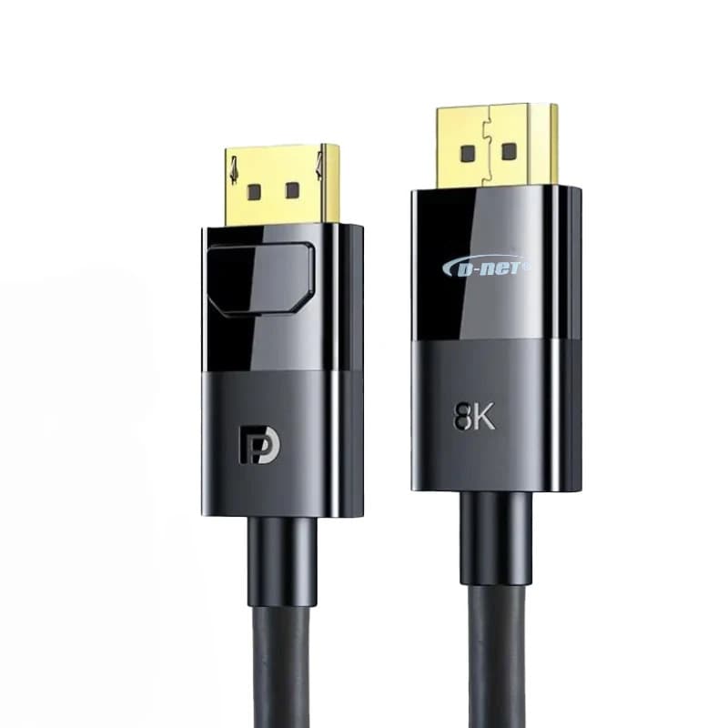 کابل 1.5 متری DISPLAYPORT 8K دی نت مدل DT-405