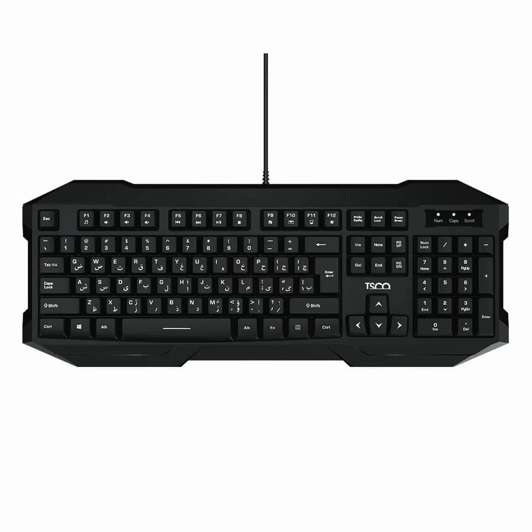 کیبورد با سیم تسکو مدل TSCO TK 8041