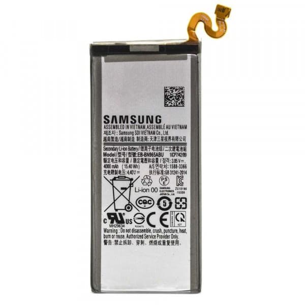 باتری موبایل مدل EB-BN965ABU ظرفیت 4000 میلی آمپر ساعت مناسب برای گوشی موبایل سامسونگ Galaxy Note 9