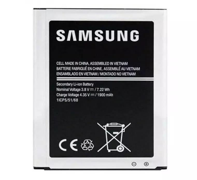 باتری موبایل گوشی مدل EB-BJ110ABE با ظرفیت 1900 میلی آمپرساعت