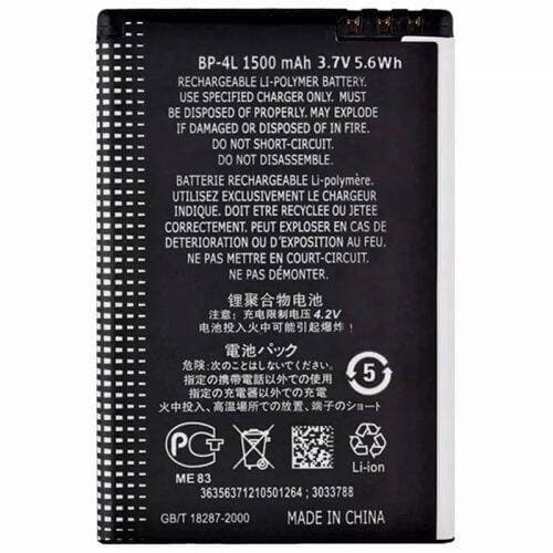 باتری موبایل مدل BP-4L با ظرفیت 1500 میلی آمپر — تصویر ۳
