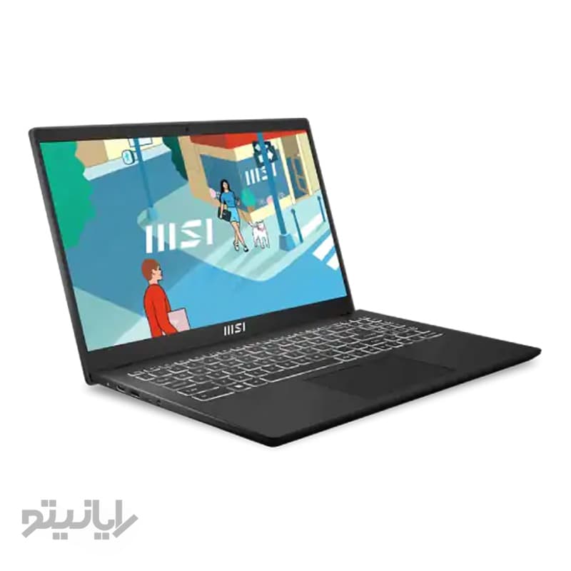 لپ تاپ ایسر 15.6 اینچی ام اس آی MSI Modern 15 F13MG i3-1315U/8GB/512GB SSD/Intel — تصویر ۳