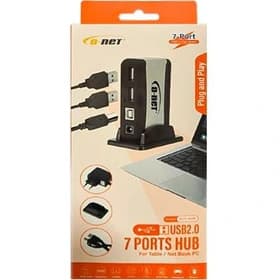 هاب 7 پورت آداپتوری USB2 دی نت مدل KOS-9019 — تصویر ۲