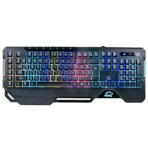 کیبورد گیمینگ تسکو با نور پردازی RGB و سوئیچ ممبران مدل GK 8126