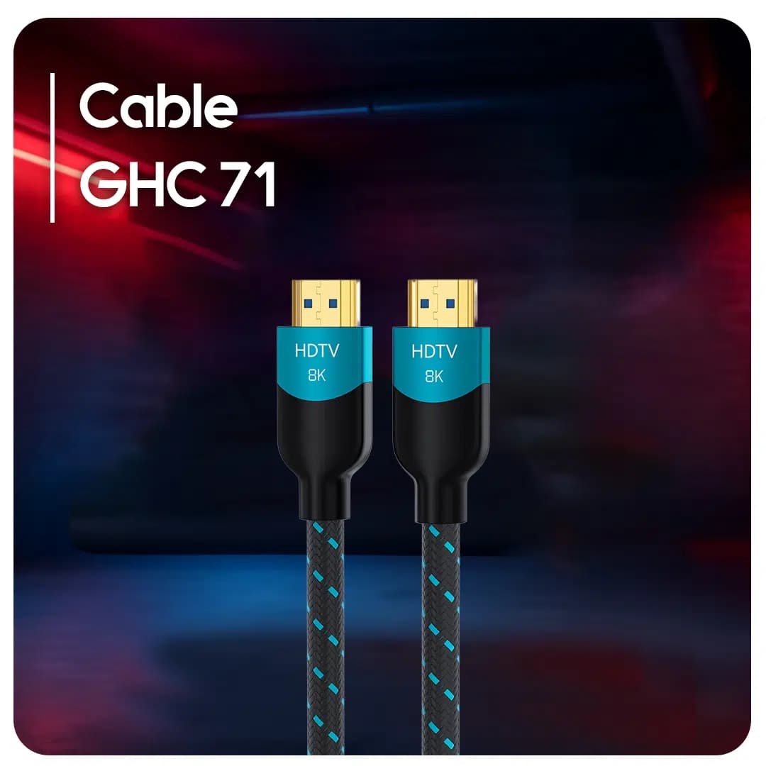 کابل HDMI گیمینگ ورژن 2.1 تسکو مدل GHC 71 — تصویر ۳