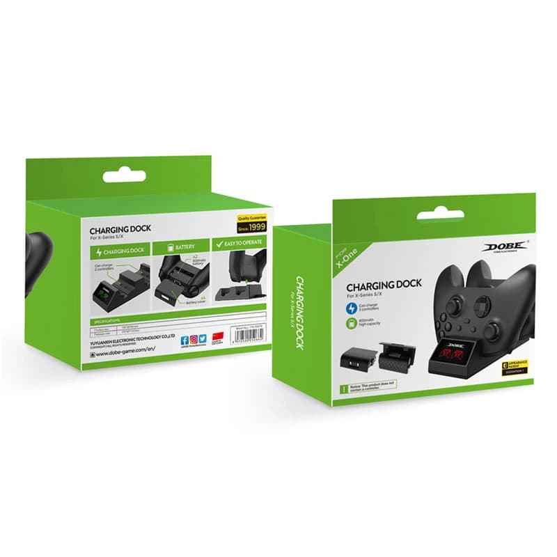 پایه شارژر دسته ایکس باکس دابی مناسب S/X و X-ONE مدل TYX-1817X — تصویر ۳
