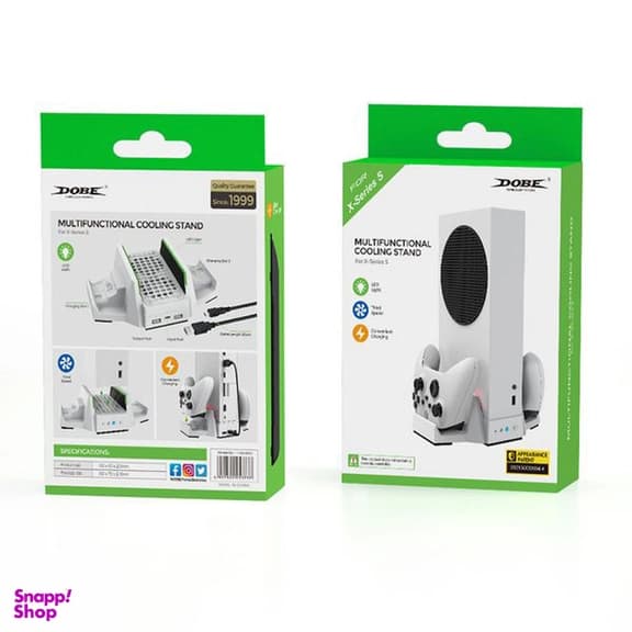 پایه شارژر و فن خنک کننده ایکس باکس سری S دابی مدل TYX-0663 به همراه 2عدد باتری — تصویر ۲