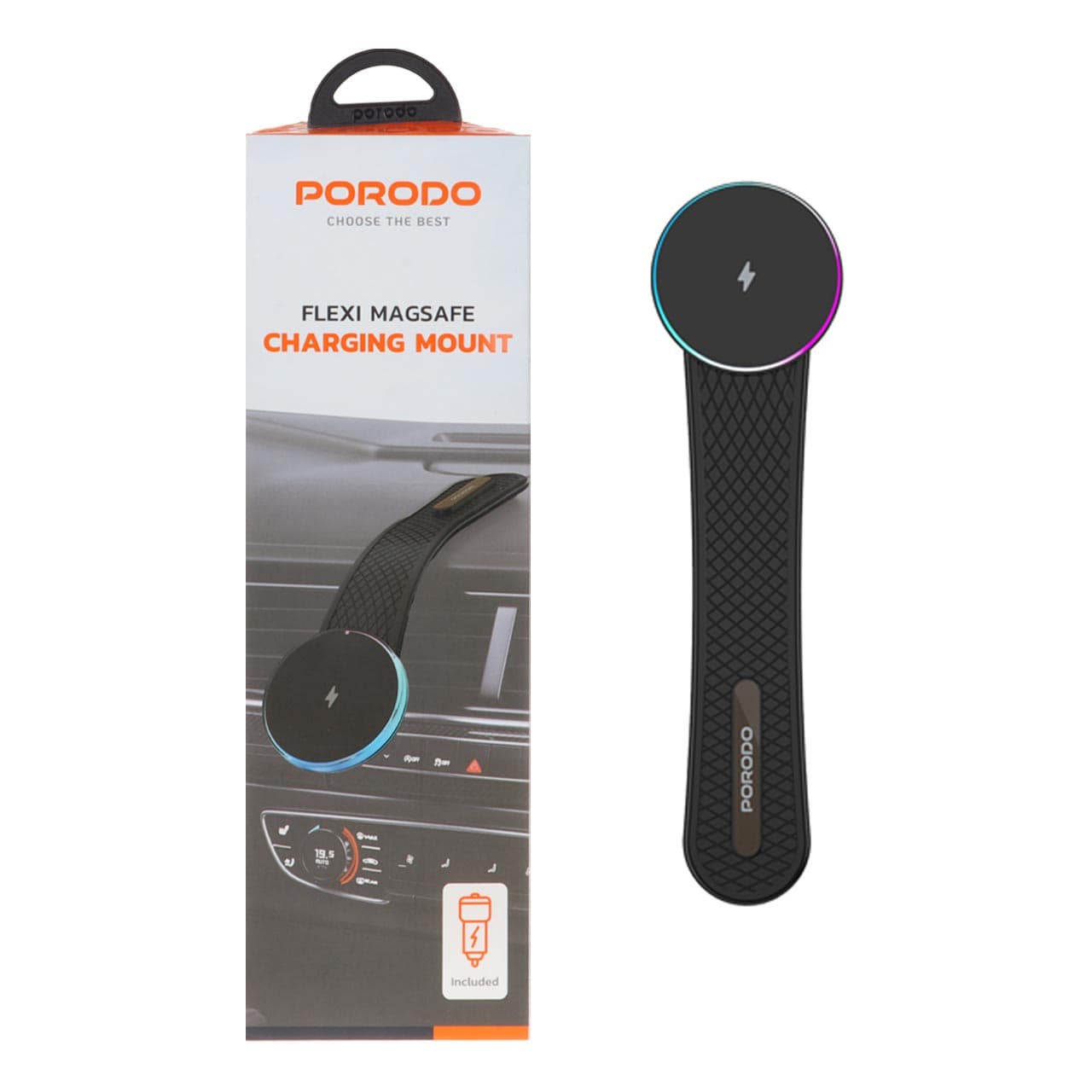پایه نگهدارنده و شارژر مگنتی پرودو مدل Flexi Magsafe PD-15WMCM