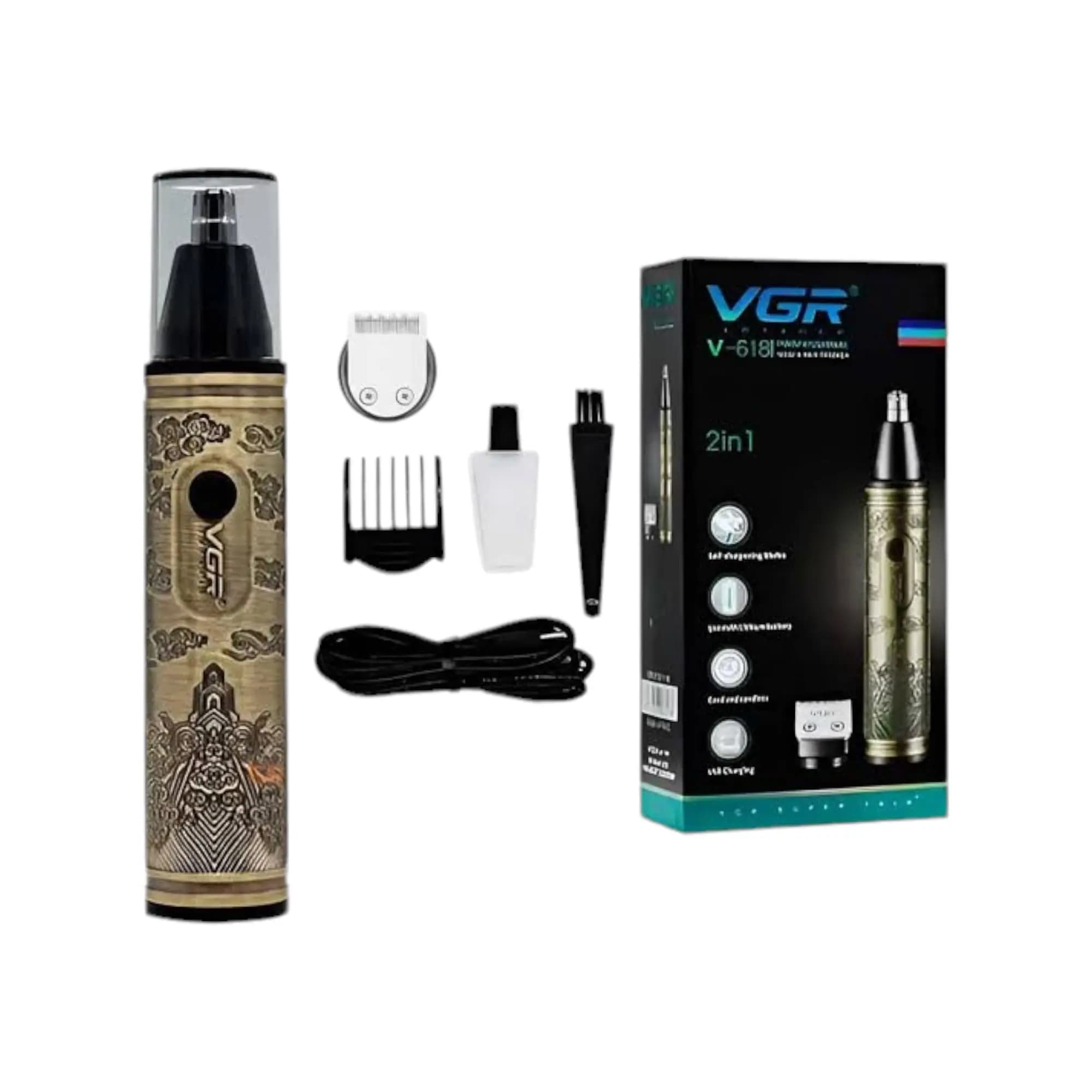 ماشین اصلاح ۲ کاره وی جی آر V-618 VGR