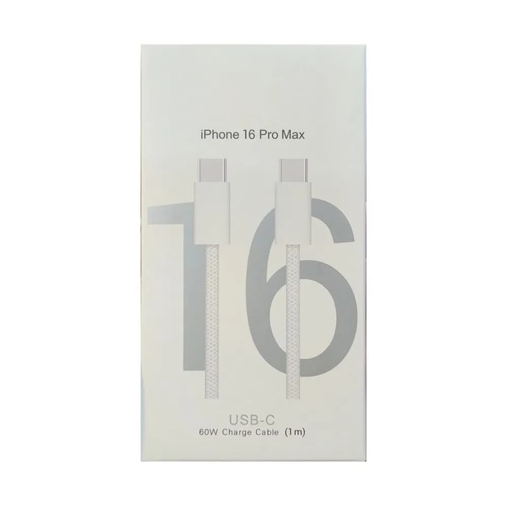 کابل آیفون 16 پرو مکس | CABLE IPHONE 16 PRO MAX 60W — تصویر ۲