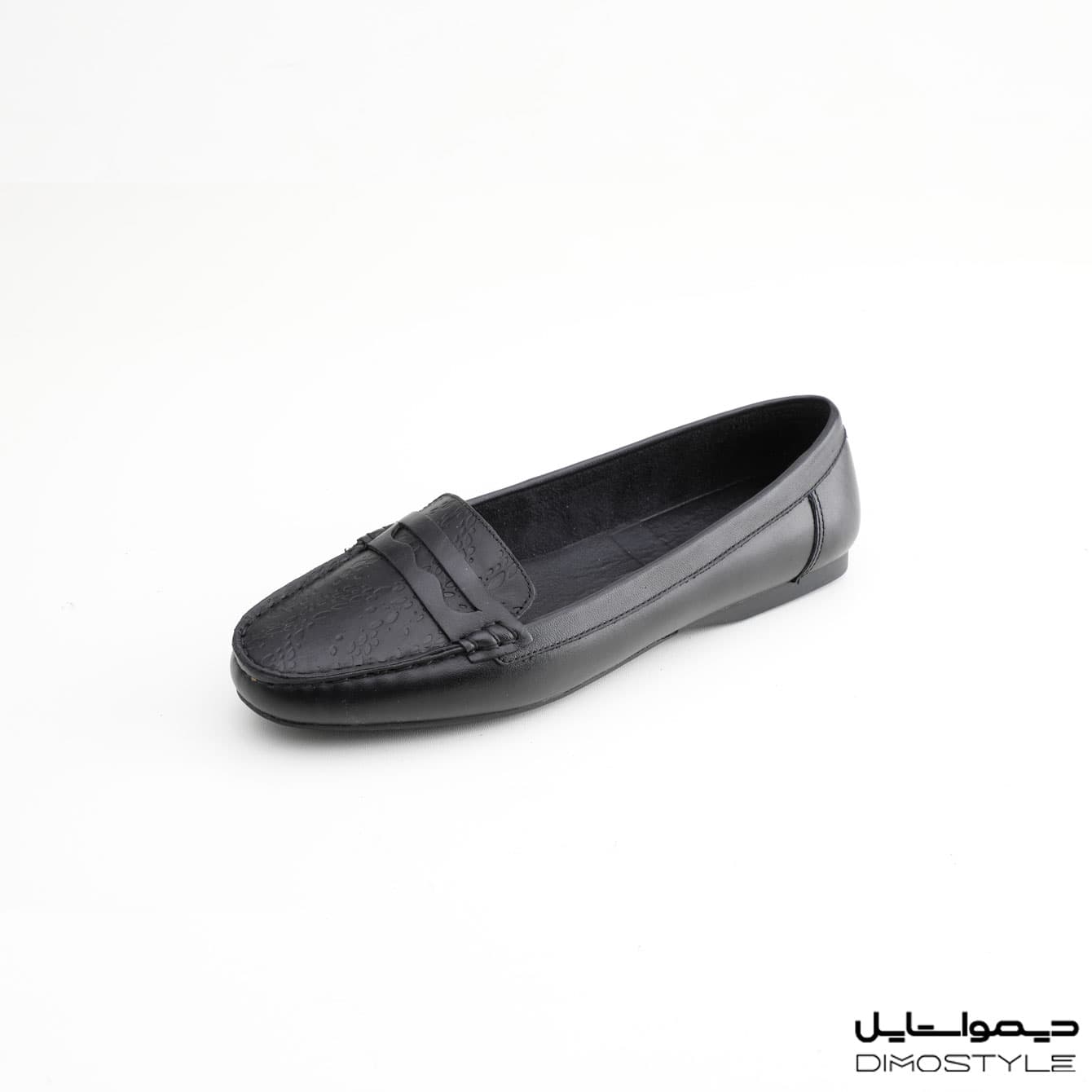 کفش کالج زنانه چرم دیمواستایل مدل 2032 گندمی — تصویر ۳