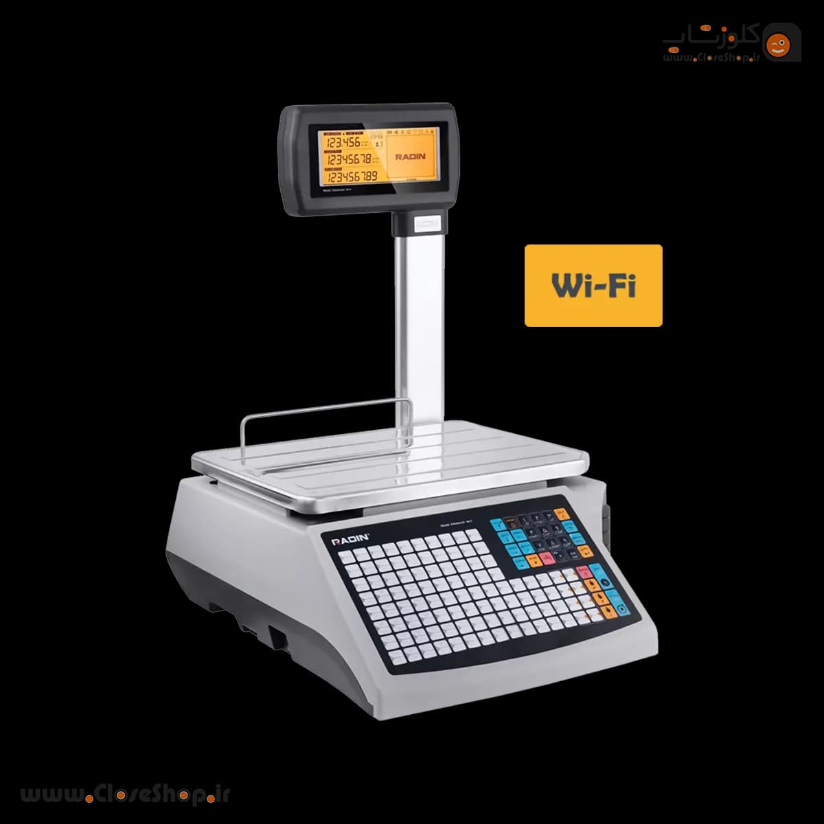 ترازوی لیبل‌پرینتر علمکدار رادین MK II مدل Wi-Fi — تصویر ۴