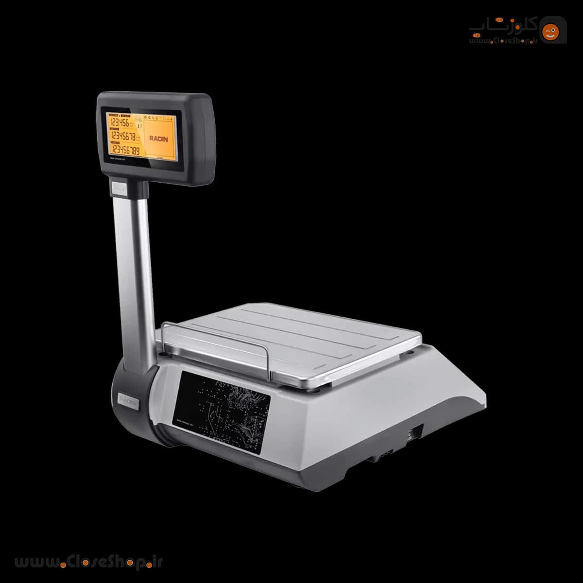 ترازوی لیبل‌پرینتر علمکدار رادین MK II مدل Wi-Fi — تصویر ۲