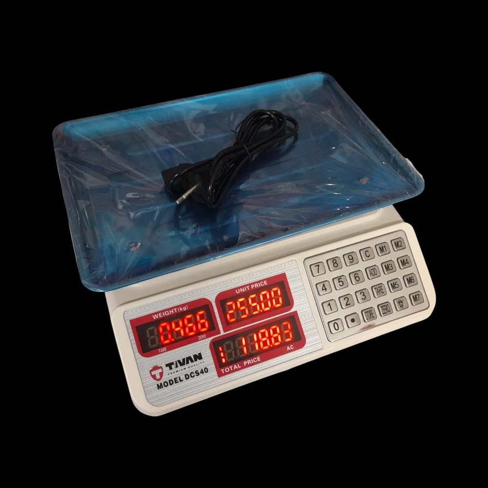 ترازو 40 کیلوگرمی (شارژی) تیوان