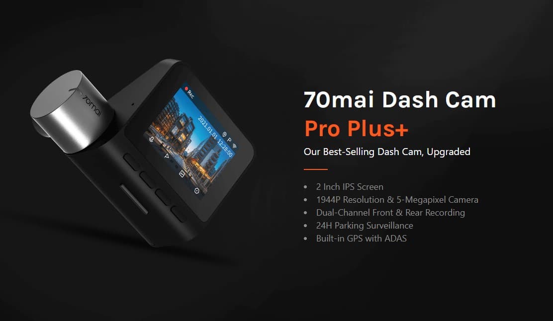 دوربین خودرو شیائومی 70MAI Dash Cam Pro Plus A500S — تصویر ۱۲