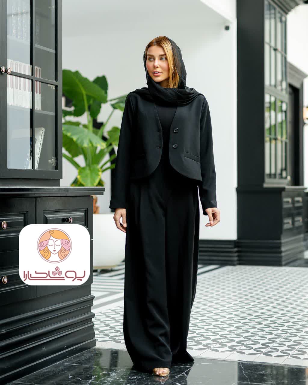 کت شلوار هرمس پشت هلال 2 سایز در 5 رنگ — تصویر ۲