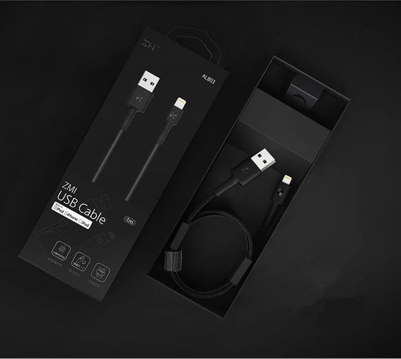 کابل تایپ سی به لایتنینگ کنفی ZMI (1m) — تصویر ۲