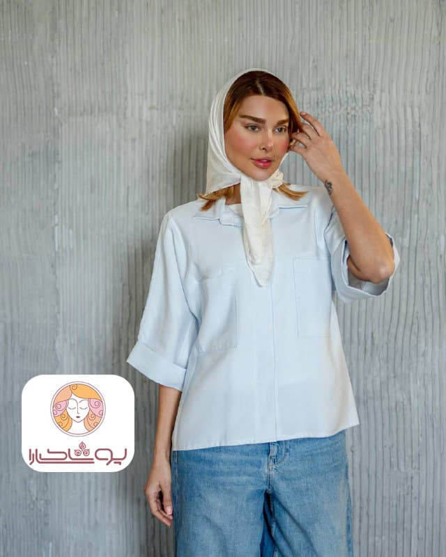 شوميز ٢ جيب كوپرا فري سايز در ٦ رنگ — تصویر ۳