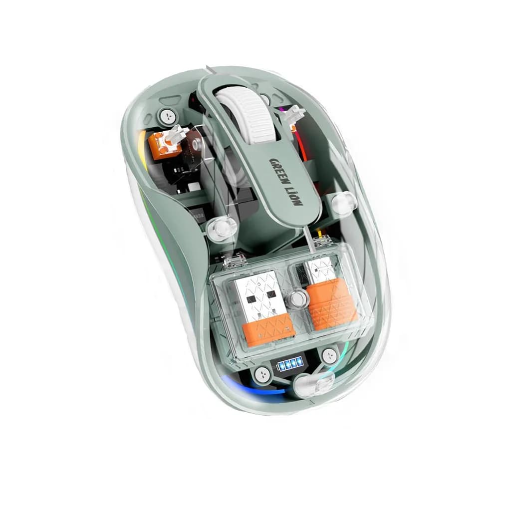 ماوس بی سیم تارتل گرین Green Wireless Turtle Mouse 2400DPI