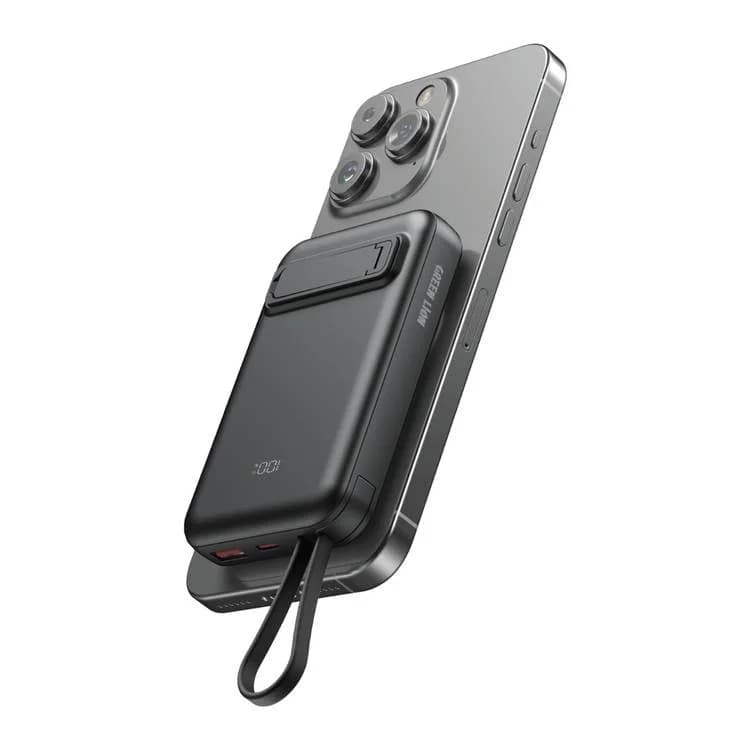 پاوربانک مگ سیف 10000mAh گرین لاین مدل DXB