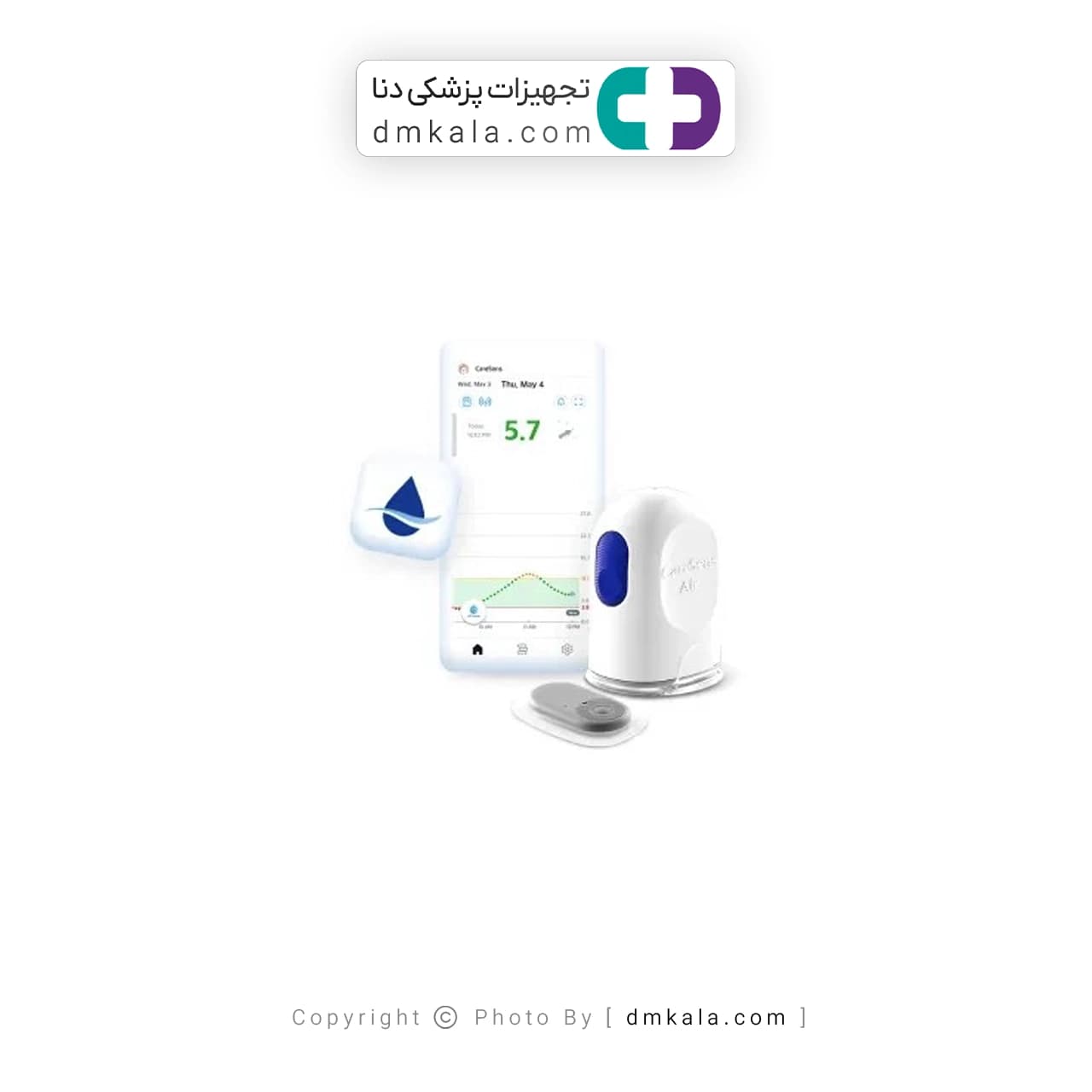 سنسور پایش مداوم قند خون کرسنس ایر — تصویر ۲
