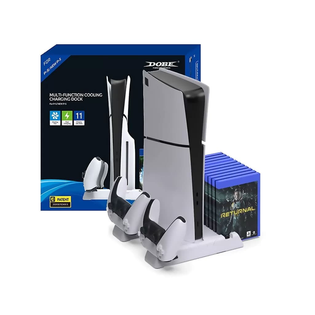 پایه شارژر و فن خنک کننده پلی استیشن 5 دابی مدل TP5-3537D NEW