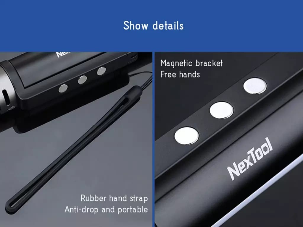 چراغ قوه 6 کاره شیائومی مدل nextool ne20030 — تصویر ۵