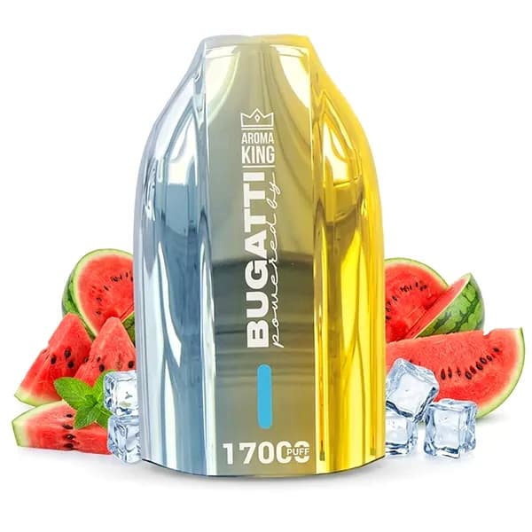 پاد یکبار مصرف 17 هزار پاف هندوانه یخ بوگاتی | BUGATTI SPACESHIP 17000 PUFFS WATERMELON