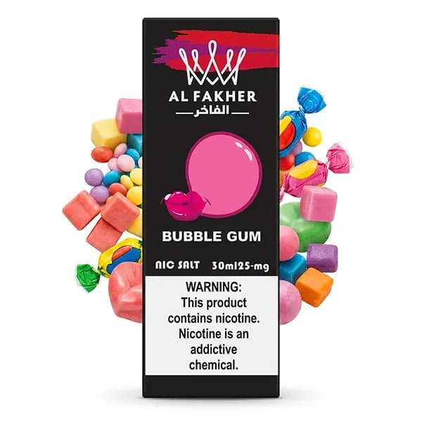 سالت نیکوتین آدامس بادکنکی الفاخر | ALFAKHER BUBBLE GUM 30ML