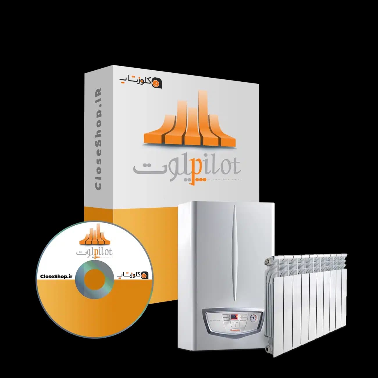 نرم افزار حسابداری تجهیزات حرارتی و برودتی (پیلوت)