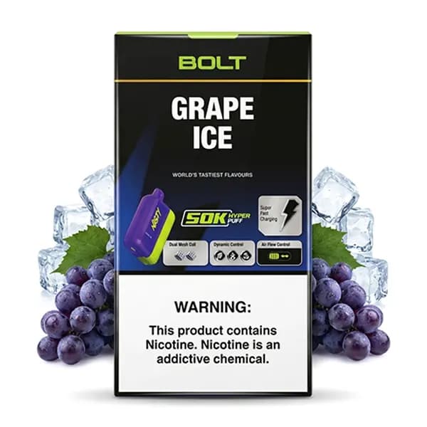 پاد یکبار مصرف 50 هزار پاف انگور یخ نستی | Nasty Grape Ice 50k Pod — تصویر ۲