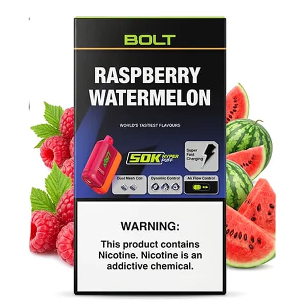پاد یکبار مصرف 50 هزار پاف هندوانه تمشک نستی | Nasty Raspberry Watermelon 50k Pod — تصویر ۲