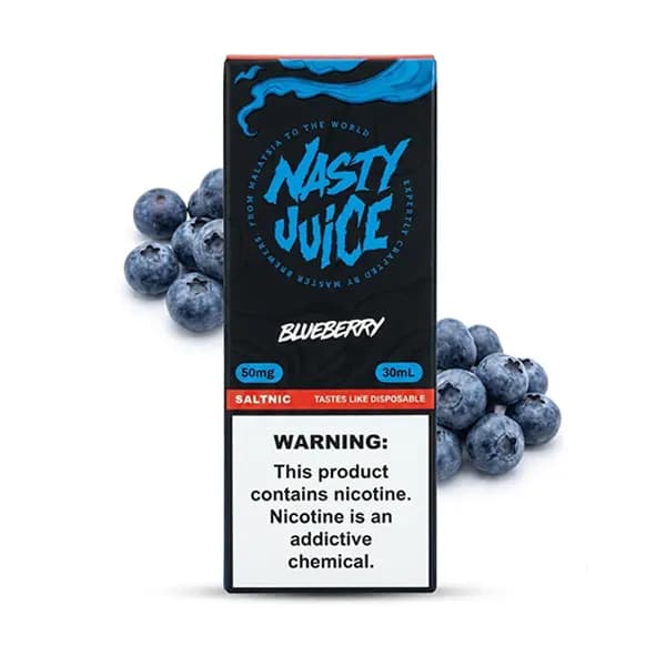 سالت نیکوتین بلوبری نستی | Nasty Blueberry Salt 30ml