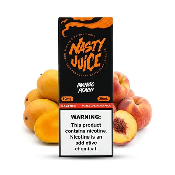 سالت نیکوتین انبه هلو نستی | Nasty Mango Peach Salt 30ml