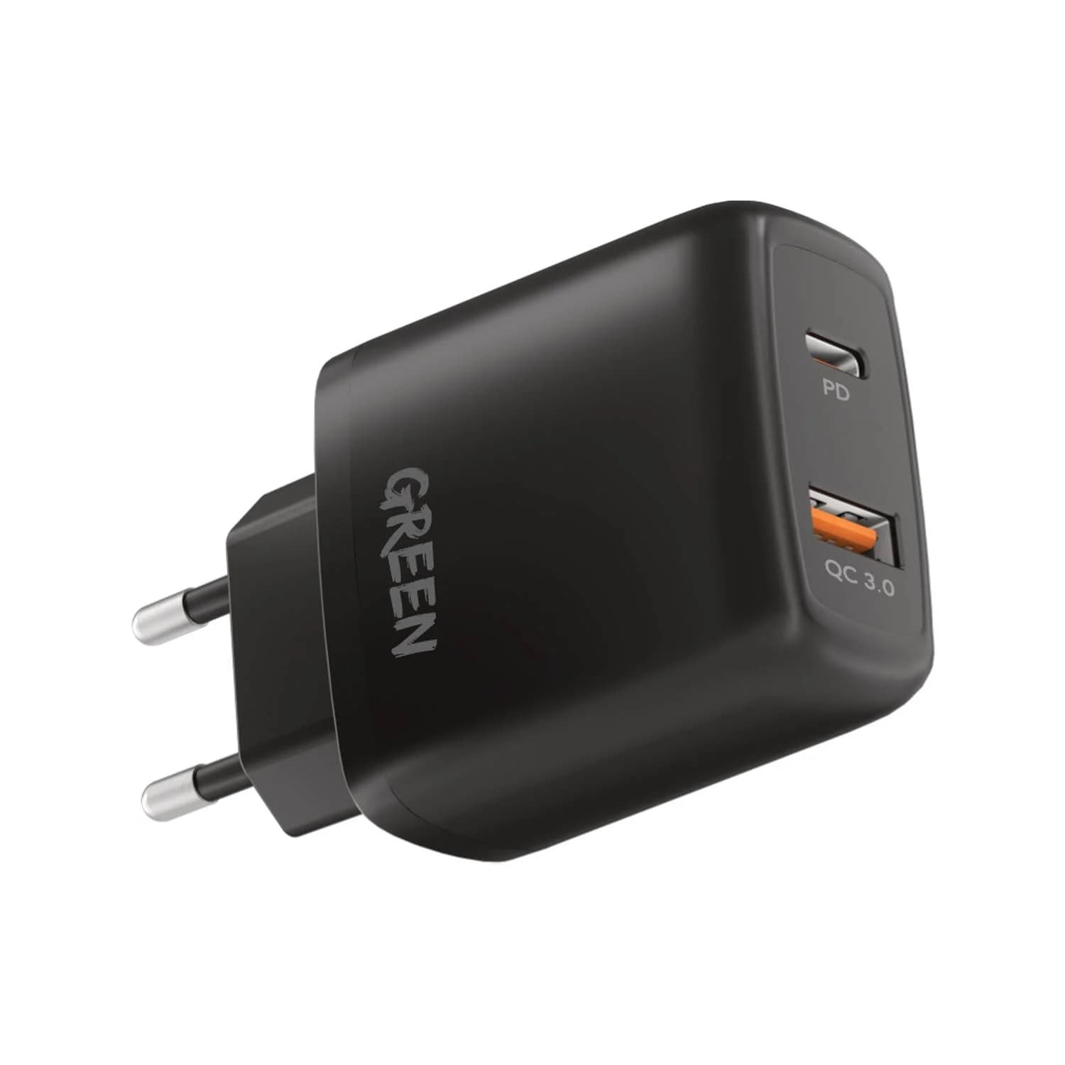 آداپتور دو پورت 20 وات گرین Green Dual USB Port Wall Charger 20W