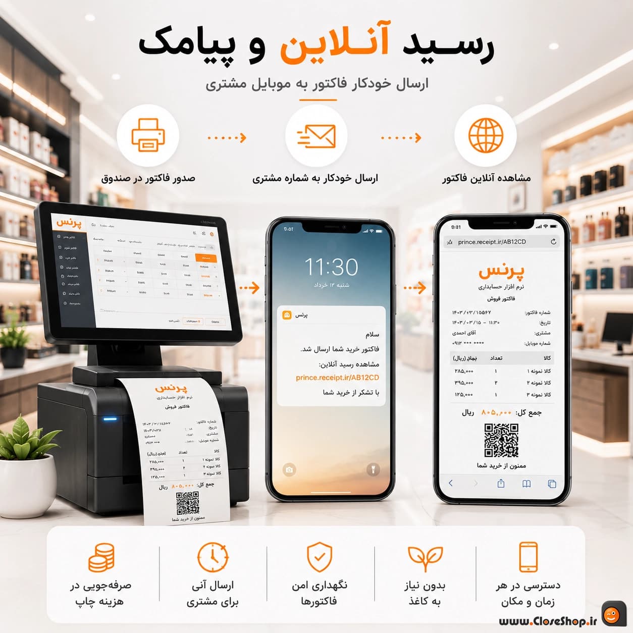 نرم افزار حسابداری پرنس (حرفه‌ای) | خرید اقساطی + آموزش رایگان + امکانات کامل — تصویر ۶