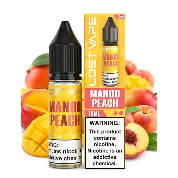 سالت نیکوتین 10 میل انبه هلو لاست ویپ | LOST VAPE MANGO PEACH 10ML