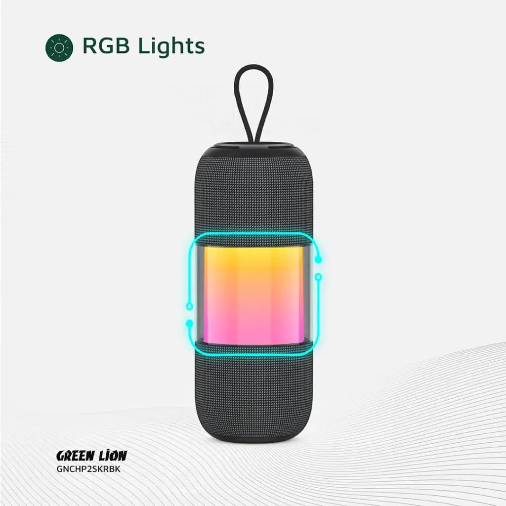 اسپیکر قابل حمل چنج پرو گرین Green Change Pro RGB Portable Speaker — تصویر ۲