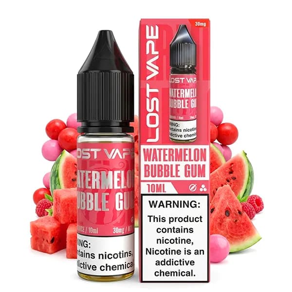 سالت نیکوتین 10 میل هندوانه آدامس بادکنکی لاست ویپ | LOST VAPE WATERMELON BUBBLE GUM 10ML