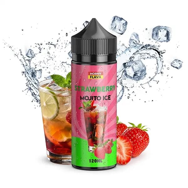 جویس 120 میل توت فرنگی موهیتو یخ هورنی فلاوا | HORNY FLAVA STRAWBERRY MOJITO ICE 120ML